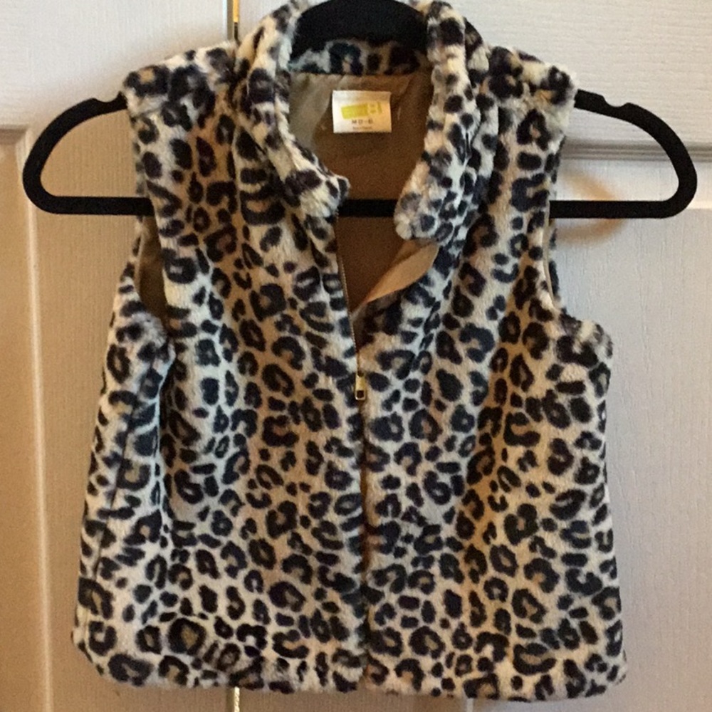 Leopard Print Vest